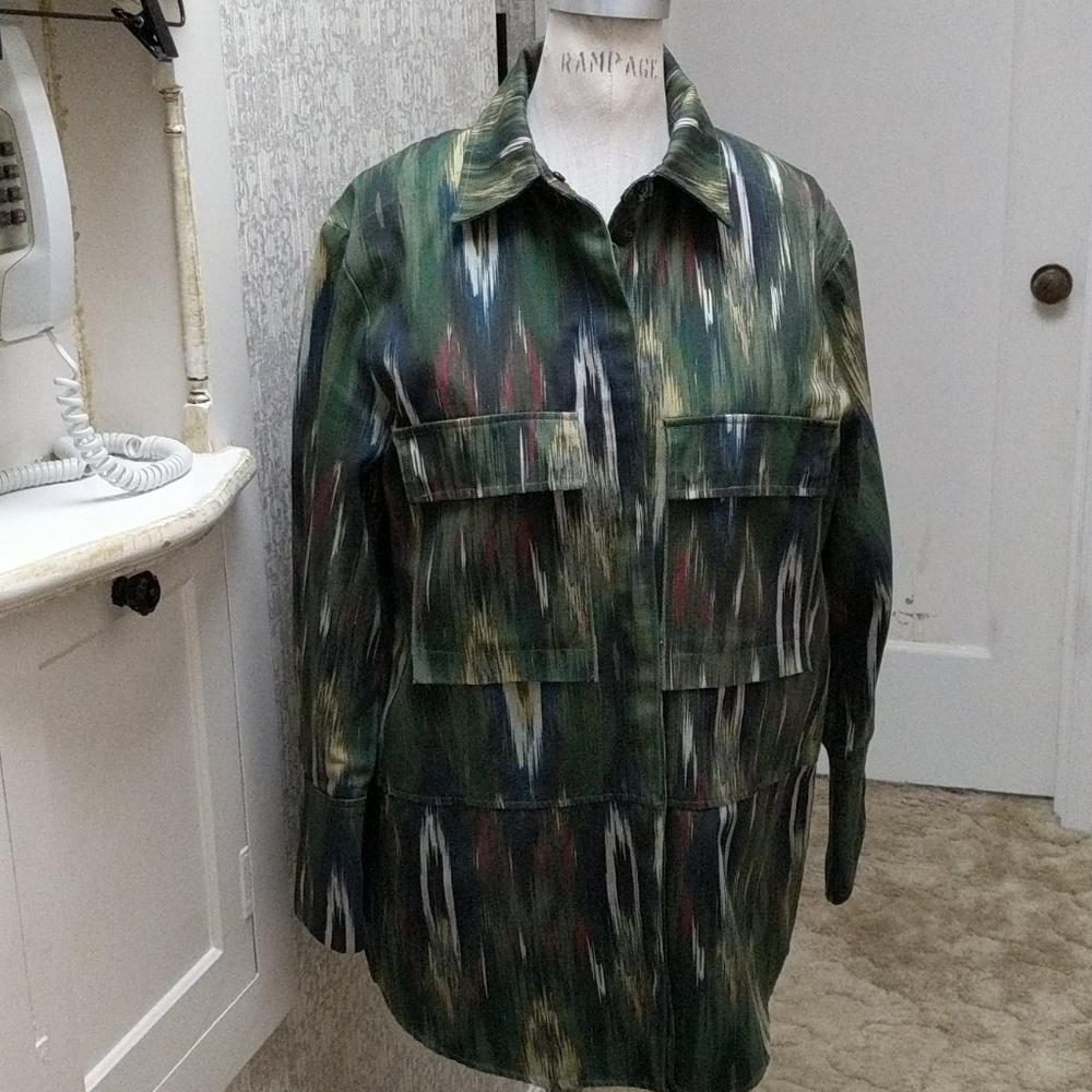 Mango mashup fatigue jacket